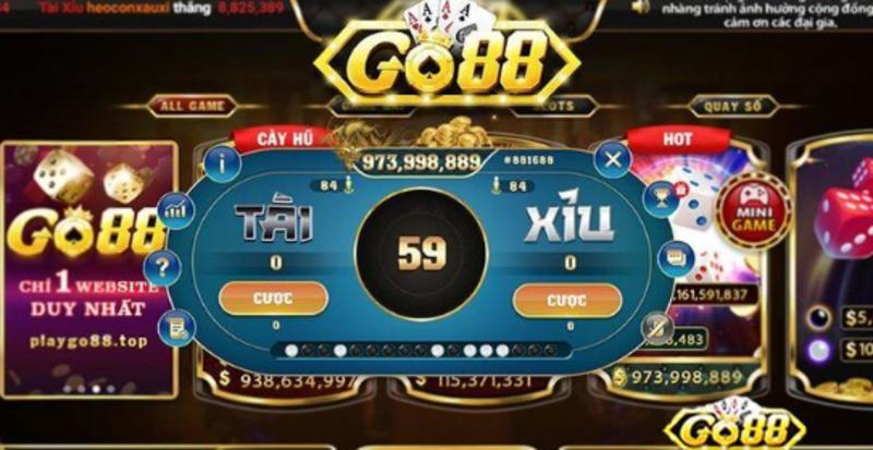 Các cửa cược khi chơi Tài xỉu Go88
