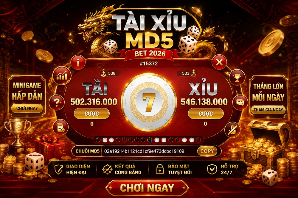 Tài xỉu MD5 - Trang chủ chính thức Tài xỉu MD5 bet 2026